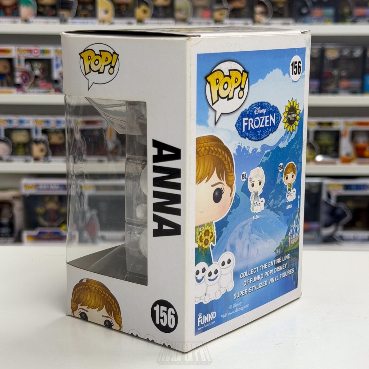 Funko Pop Disney Frozen Anna of Arendelle w/Snowgies 156 Princess Vinyl Figure