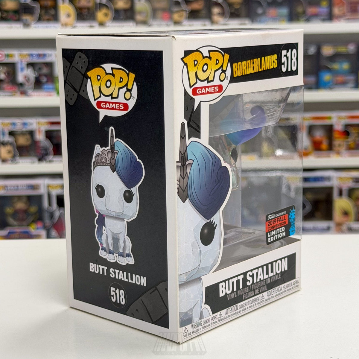Funko Pop Games Borderlands Butt Stallion NYCC 518 Diamond Pony Toy Vinyl Figure