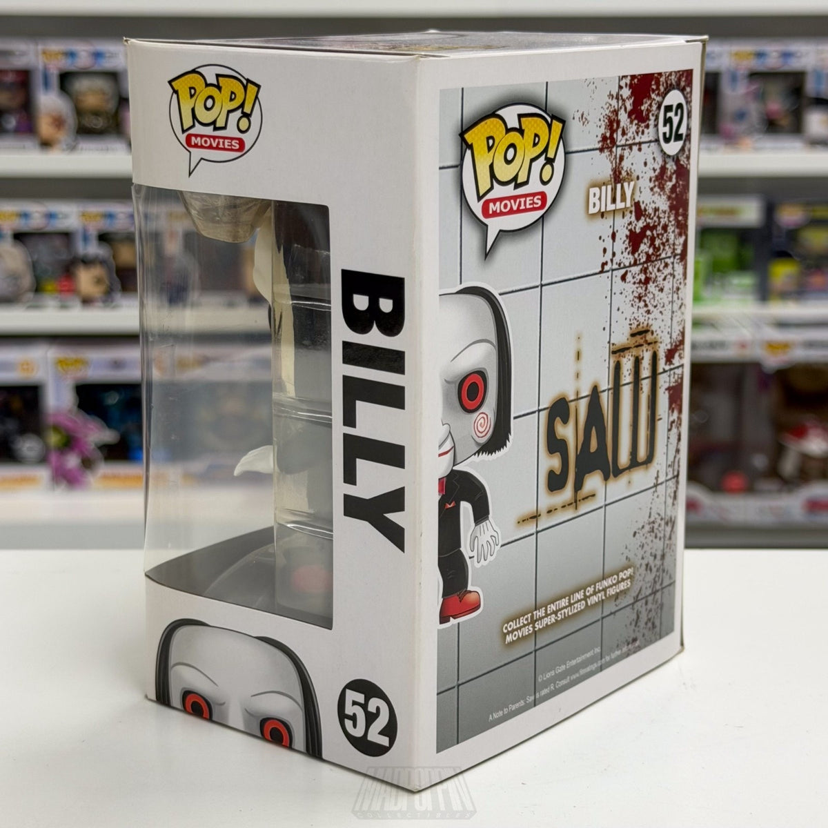 Funko Pop Movies Saw Billy the Puppet 52 Jigsaw Horror Franchise Vinyl Figure