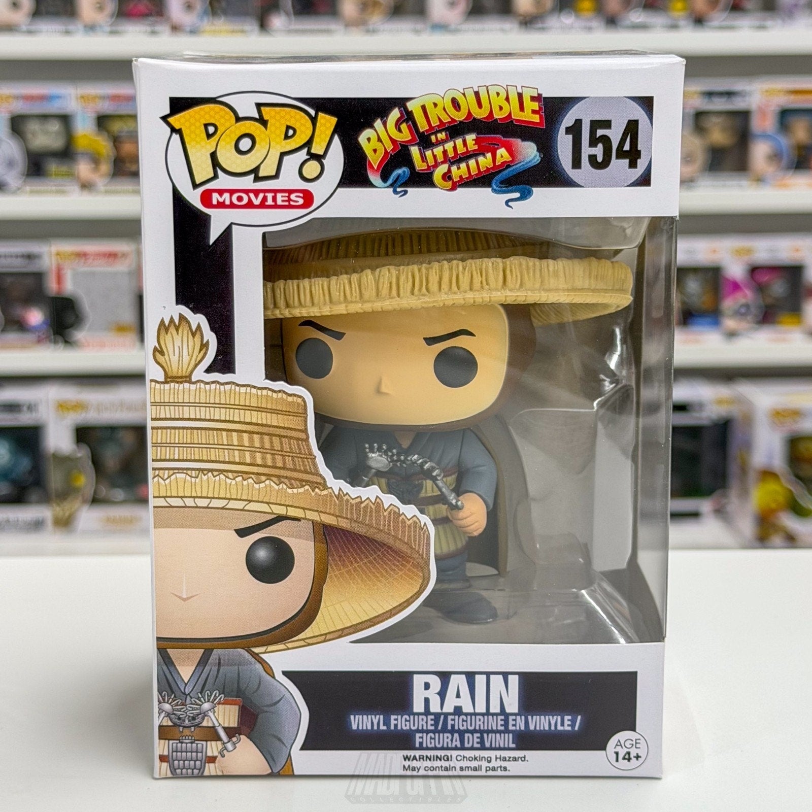Funko Pop Movies Big Trouble In Little China Rain 154 Action Comedy Vinyl Figure