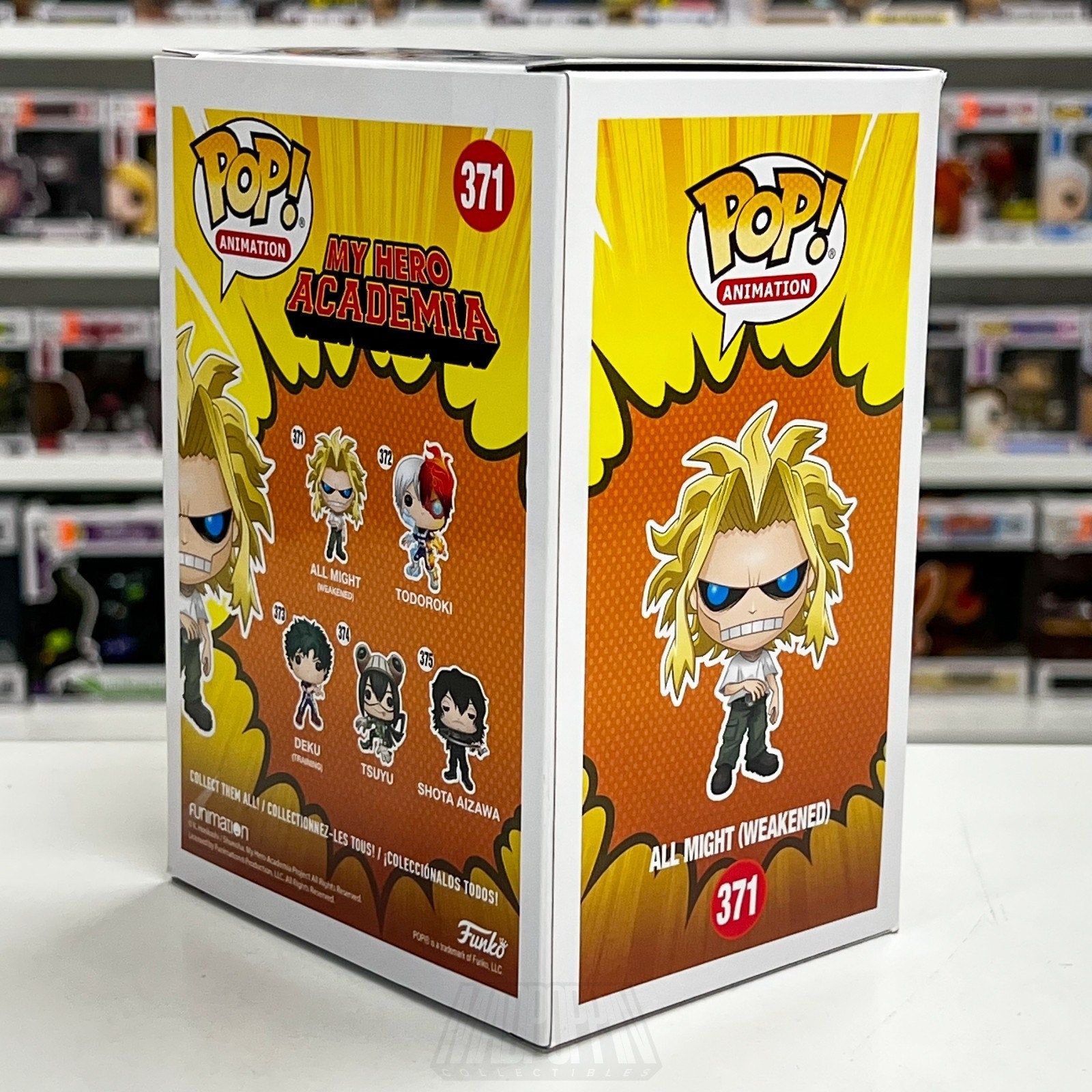 Funko Pop Anime My Hero Academia All Might Weakened 371 Toshinori Vinyl Figure