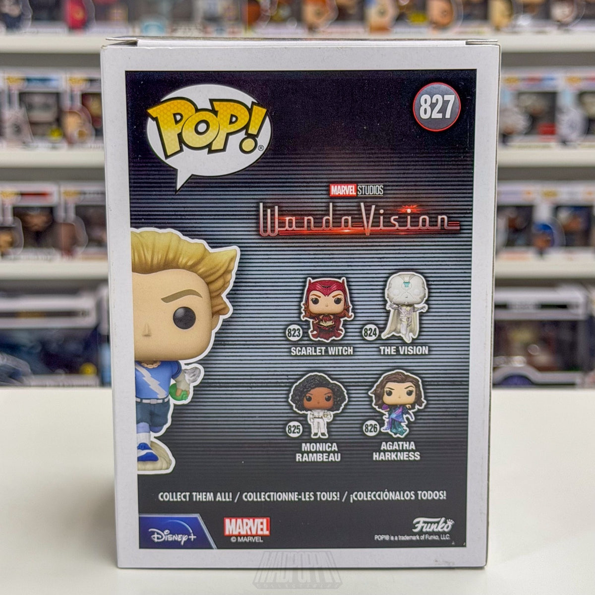 Funko Pop Marvel WandaVision Pietro Maximoff Funko Shop 827 Disney+ Vinyl Figure