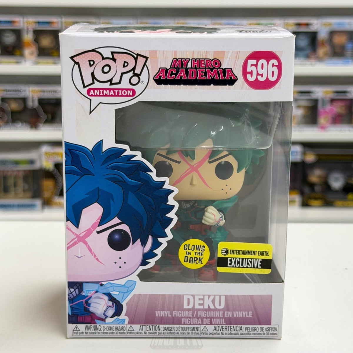 Funko Pop Anime My Hero Academia Deku Entertainment Earth Glow 596 Vinyl Figure