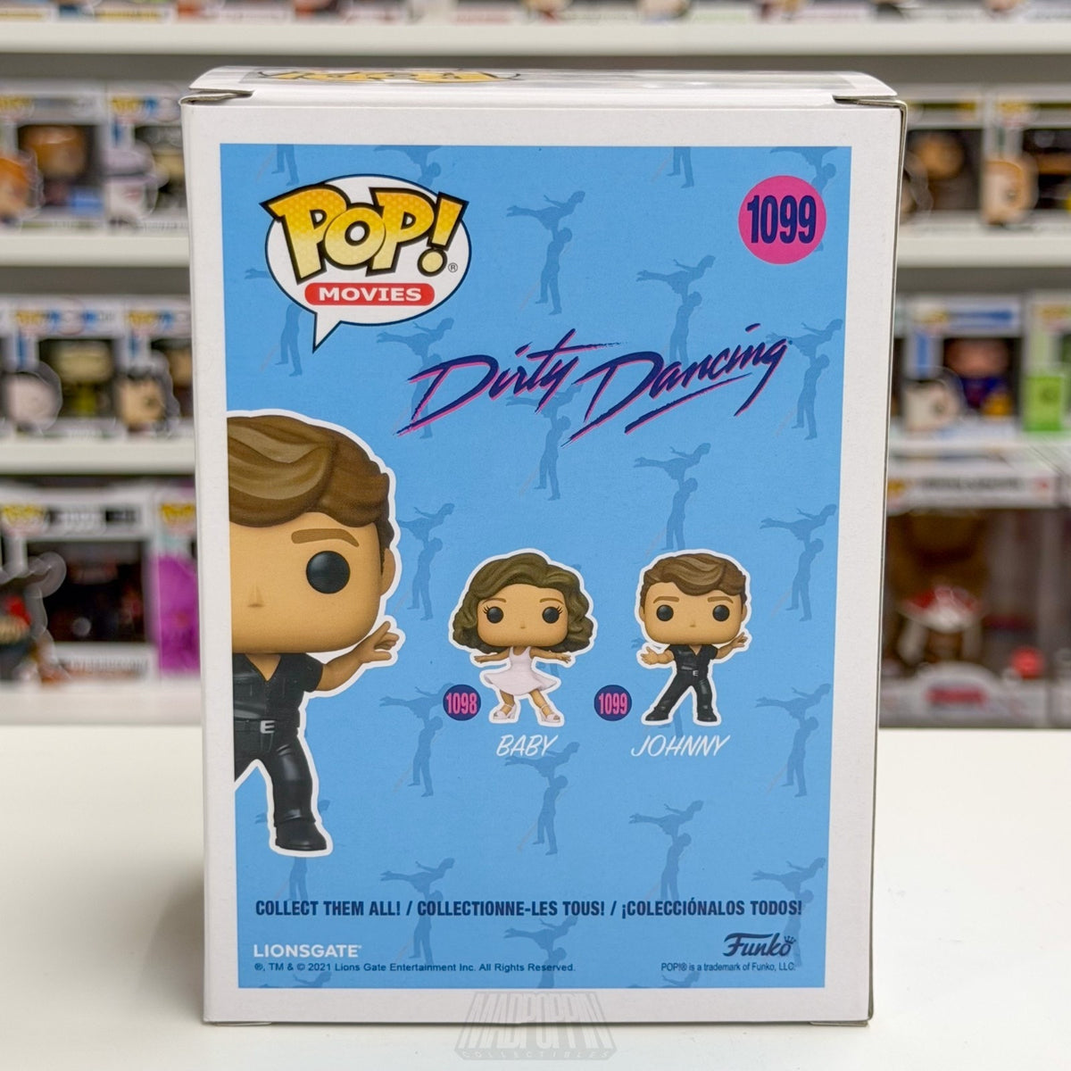 Funko Pop Movies Dirty Dancing Johnny Talent Show 1099 Romantic Drama Toy Figure