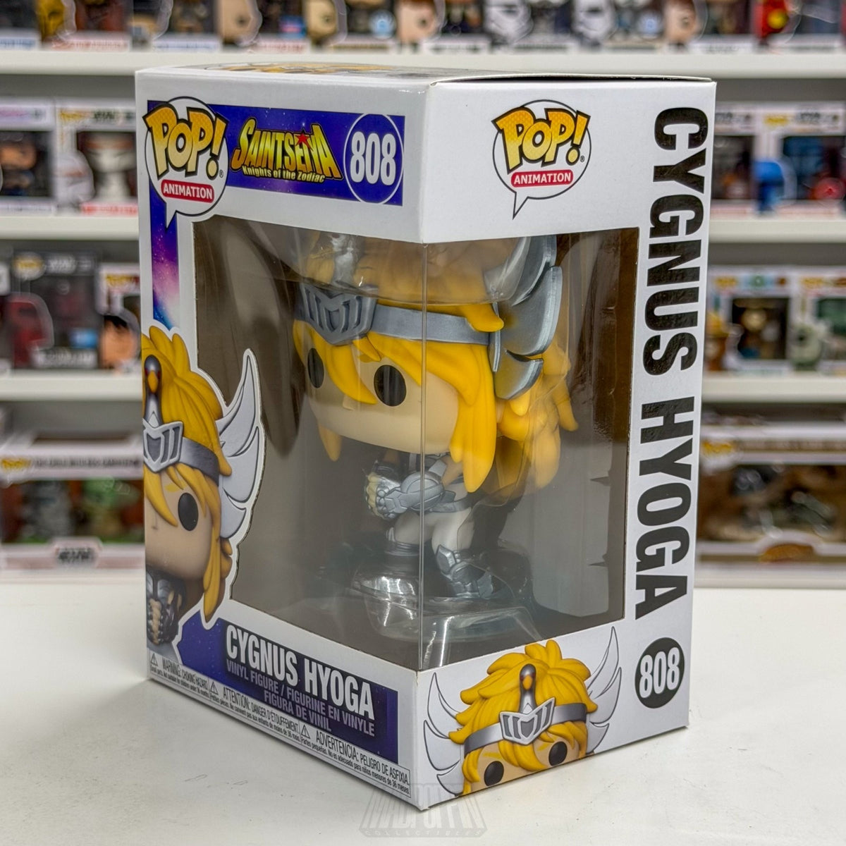 Funko Pop Anime Saint Seiya Cygnus Hyoga 808 Japanese Manga Toy Vinyl Figure