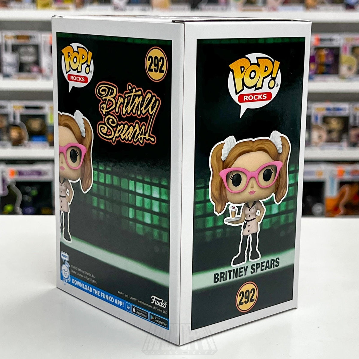 Funko Pop Rocks Britney Spears 292 Fall 2022 Convention Limited Edition Vinyl