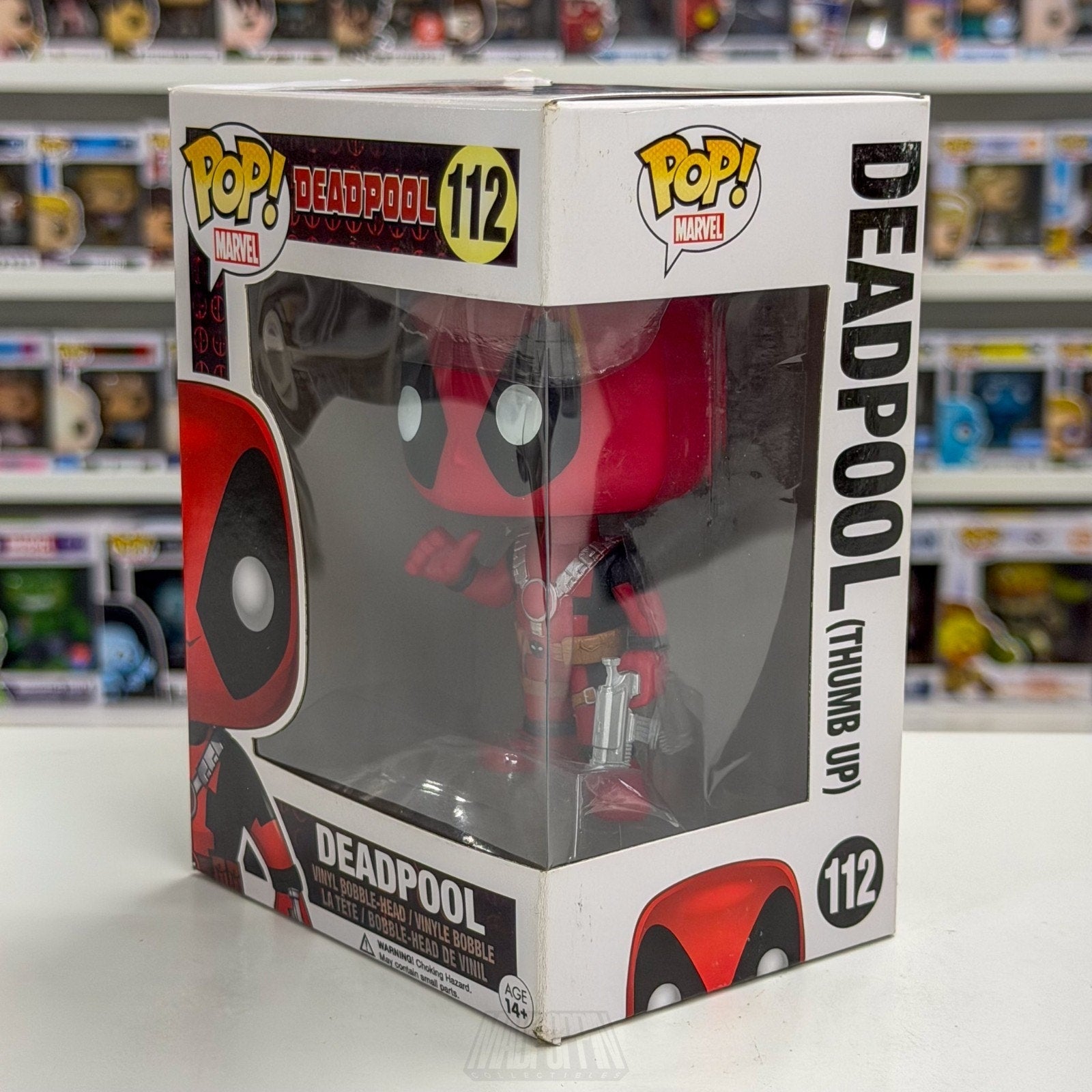 Funko Pop Marvel Deadpool Thumbs Up 112 Merc with a Mouth Assassin Vinyl Figure