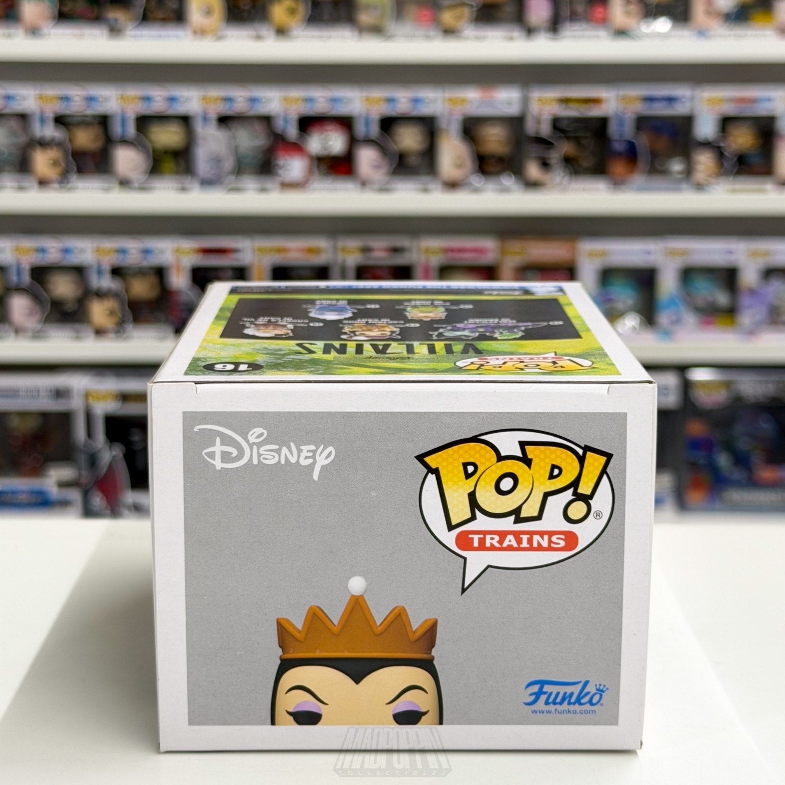 Funko Pop Trains Disney Villains Evil Queen in Cart 16 Snow White Vinyl Figure