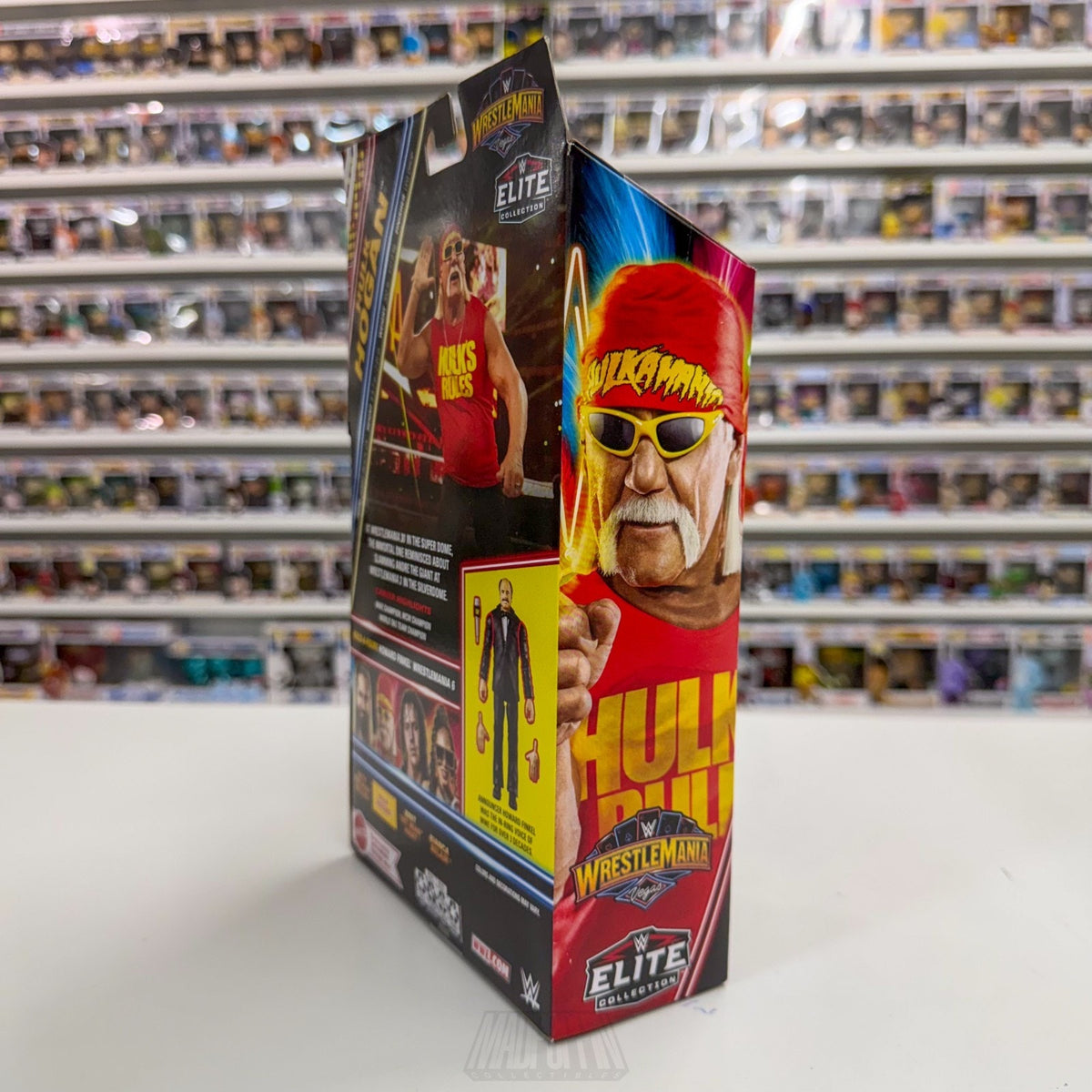 Mattel WWE Elite WrestleMania Vegas Hulk Hogan BAF Hulkamania Rules Yellow Boa