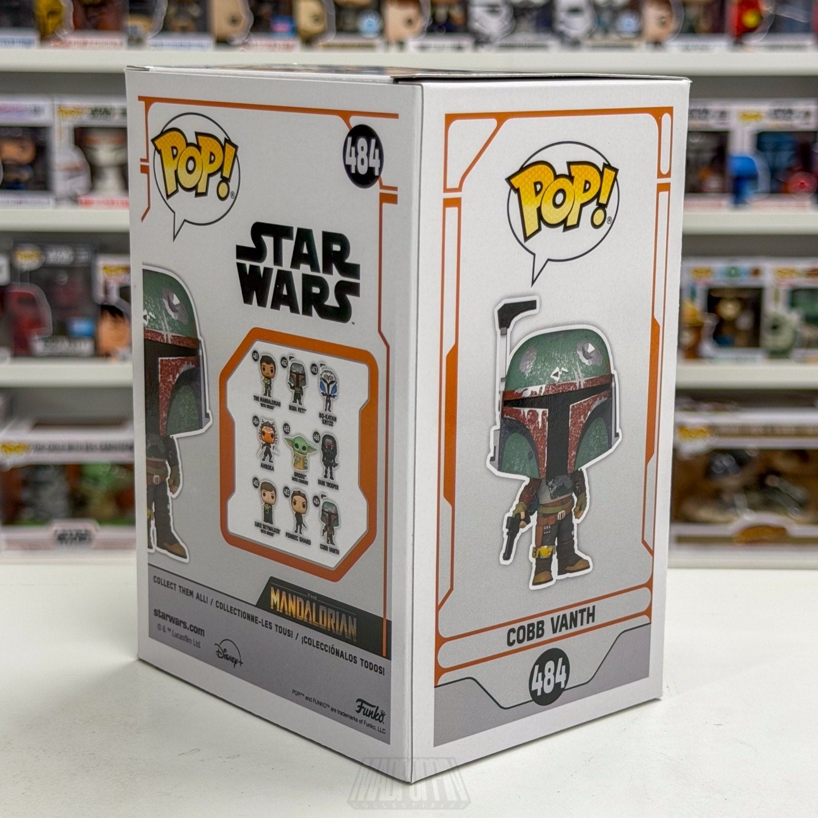 Funko Pop Star Wars Mandalorian Cobb Vanth 484 Sheriff Marshal Toy Vinyl Figure