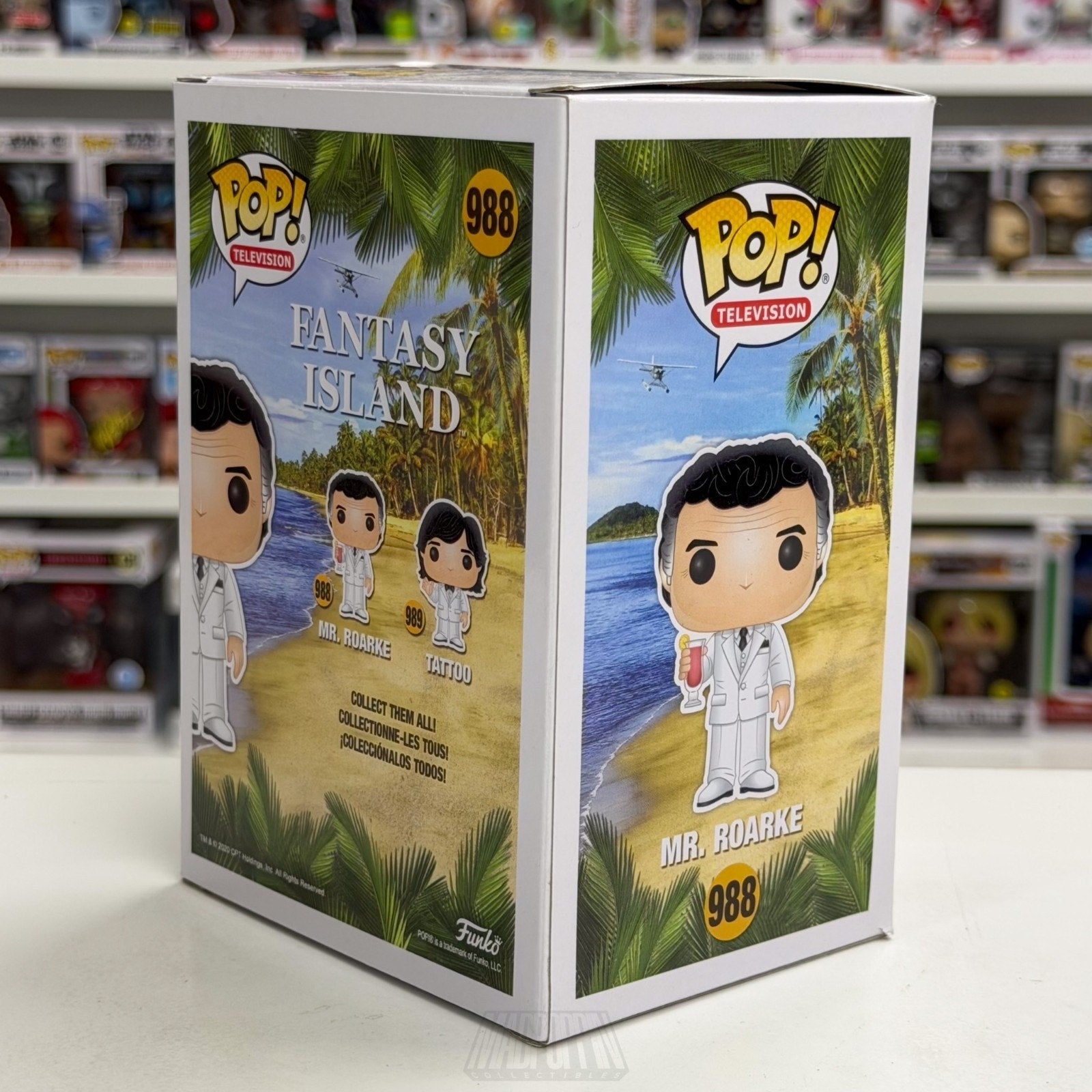 Funko Pop TV Fantasy Island Mr Roarke 988 ABC Fantasy Drama Show Vinyl Figure