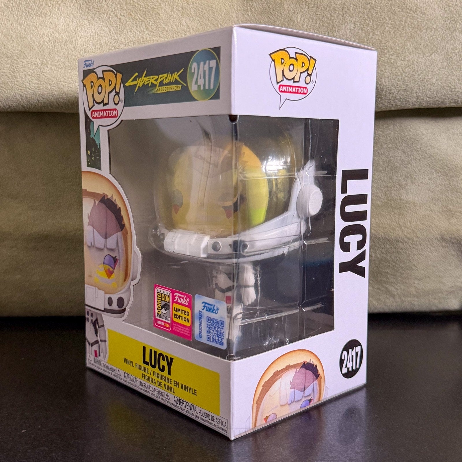 Funko Pop Animation Cyberpunk Edgerunners Lucy 2417 SDCC 2026 Toy Vinyl Figure