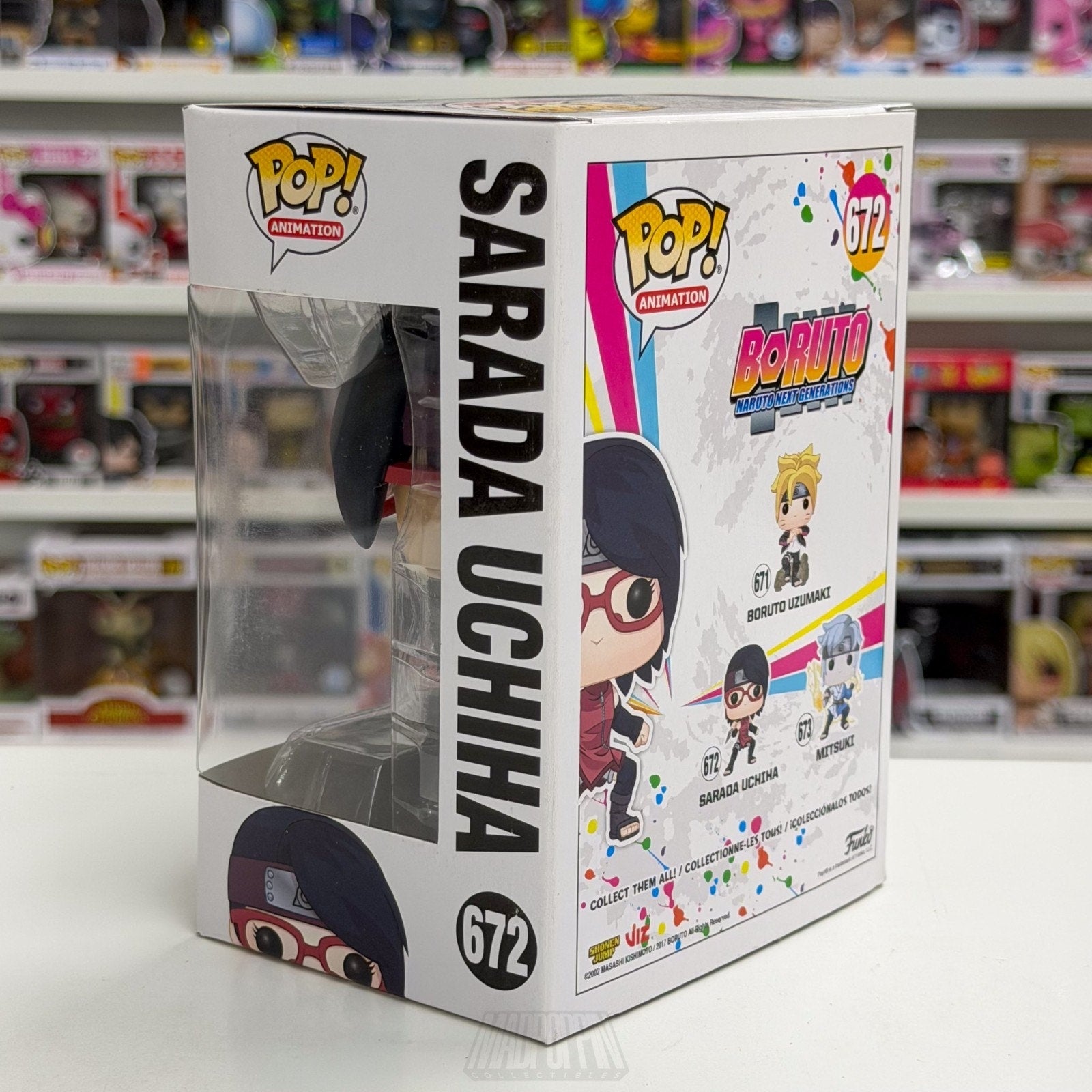 Funko Pop Anime Boruto Naruto Next Generations Sarada Uchiha 672 Vinyl Figure