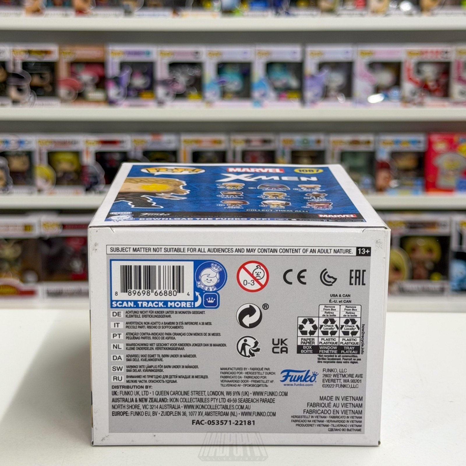 Funko Pop Marvel X-Men Longshot Walgreens 1087 Mutant Superhero Toy Vinyl Figure