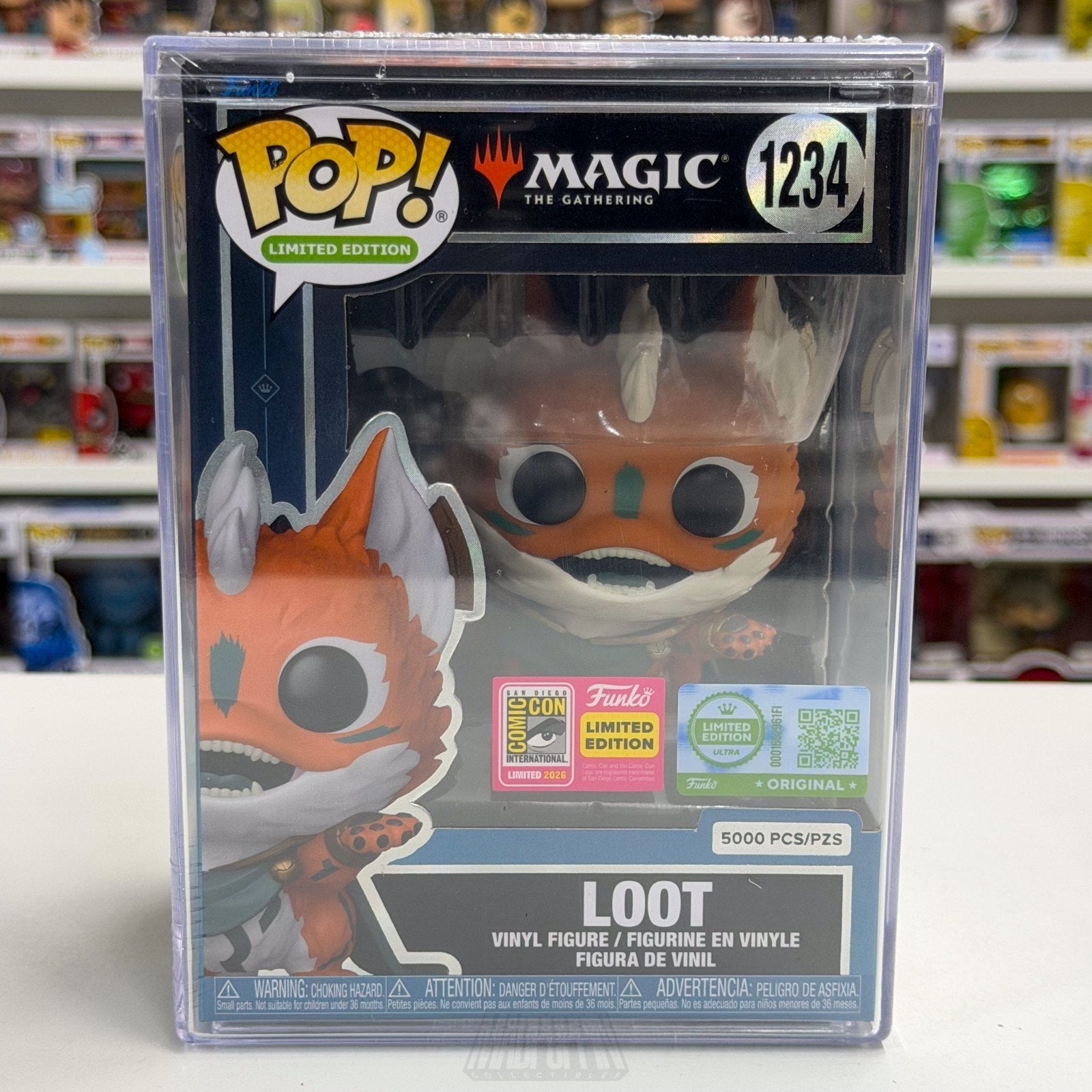 Funko Pop Magic The Gathering Loot 1234 LE 5000 SDCC 2026 ULTRA Toy CON STICKER