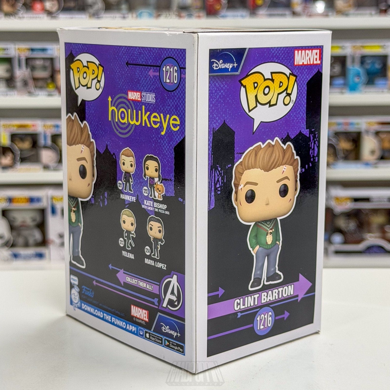 Funko Pop Marvel Hawkeye Clint Barton Christmas Sweater Target 1216 Vinyl Figure