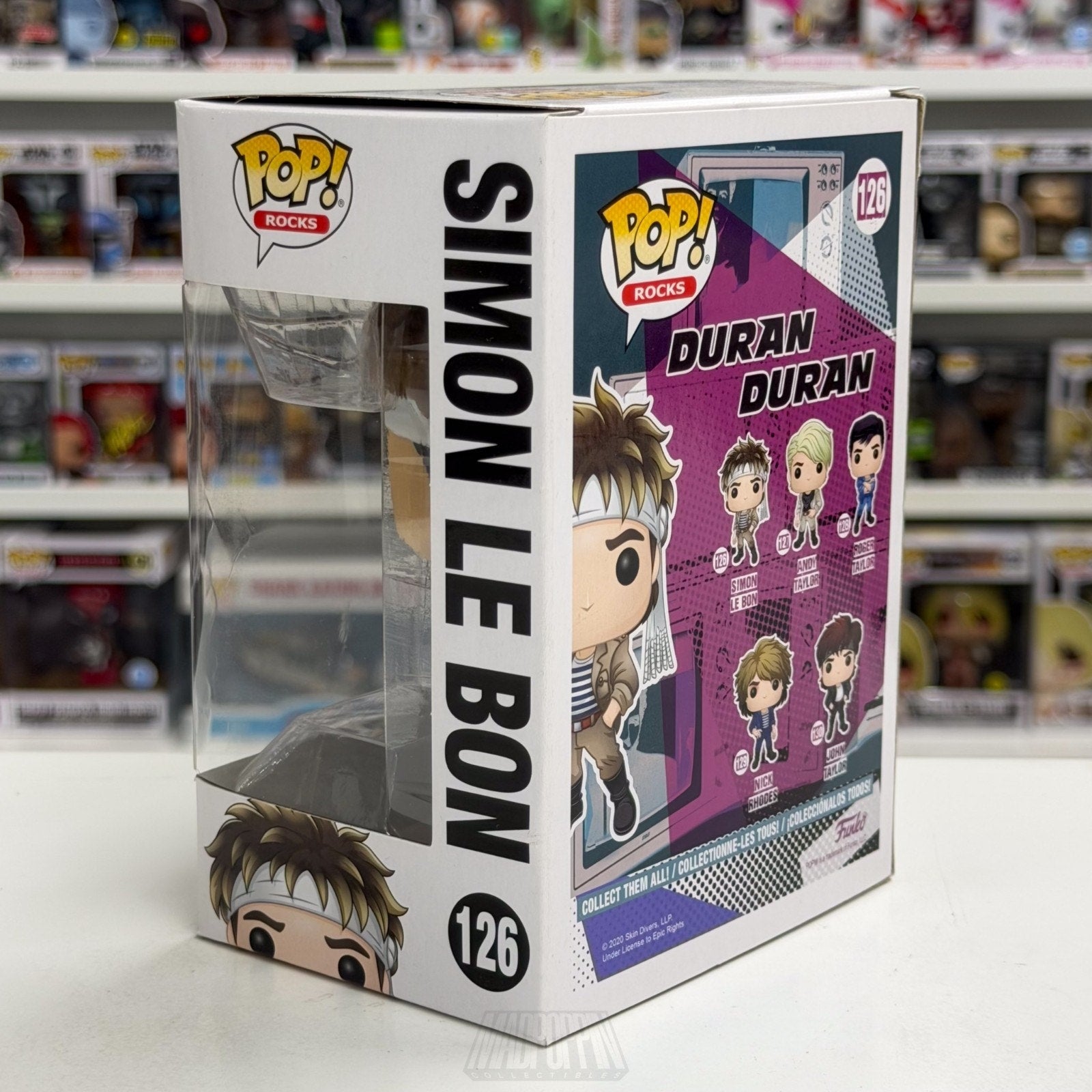 Funko Pop Rocks Duran Duran Simon Le Bon 126 Music English New Wave Vinyl Figure