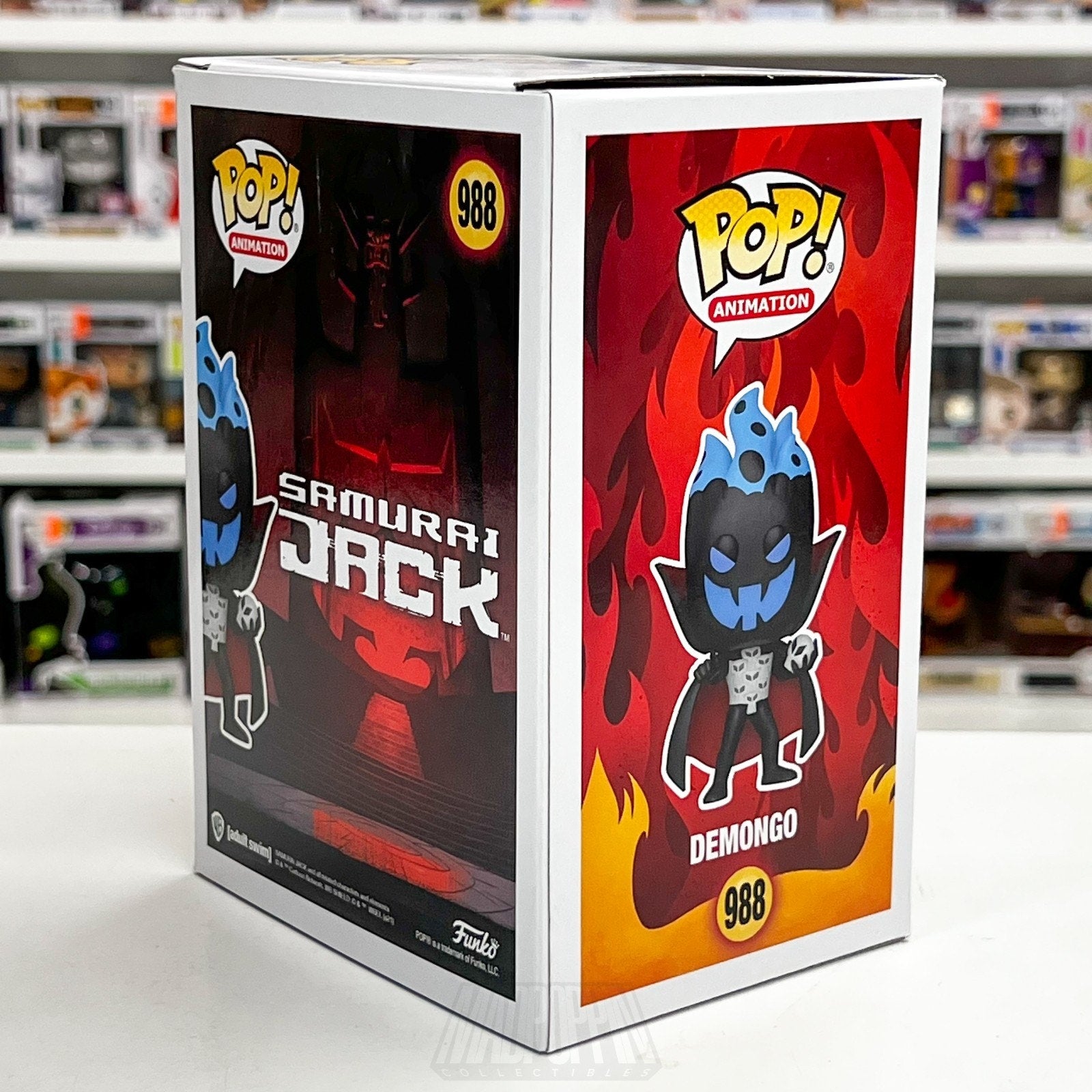 Funko Pop Animation Samurai Jack Demongo FunKon 2021 988 Soul Collector Figure