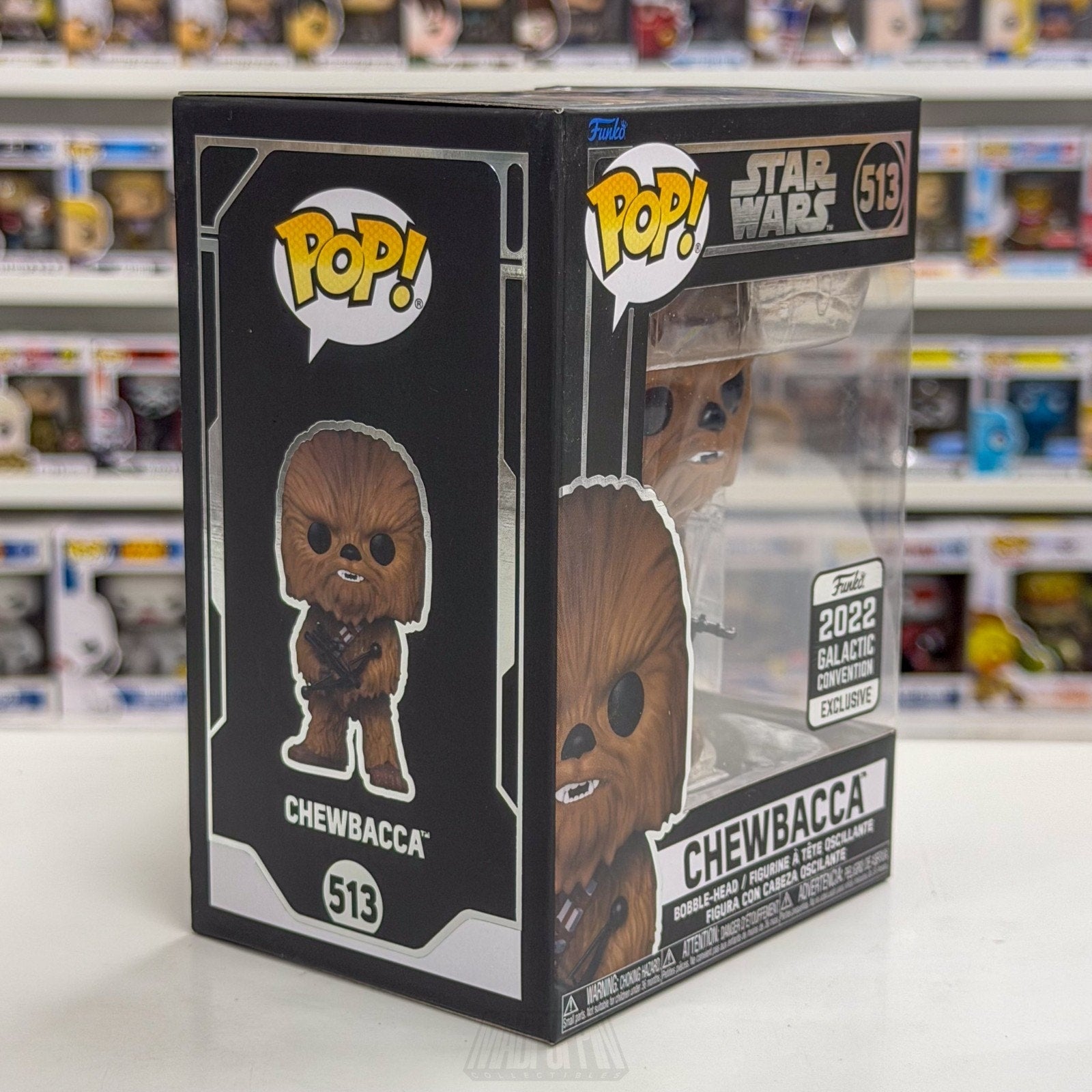 Funko Pop Star Wars Chewbacca Celebration Galactic Con 513 Wookiee Vinyl Figure