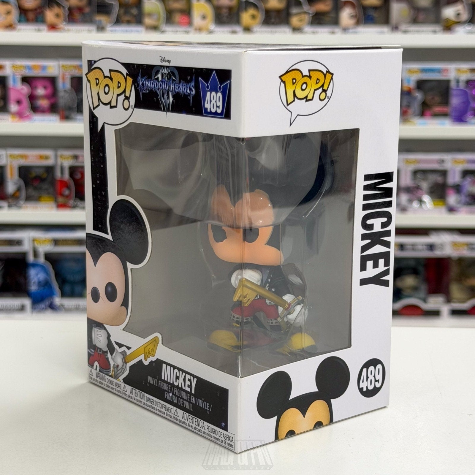 Funko Pop Games Disney Kingdom Hearts III Mickey Mouse 489 RPG Toy Vinyl Figure