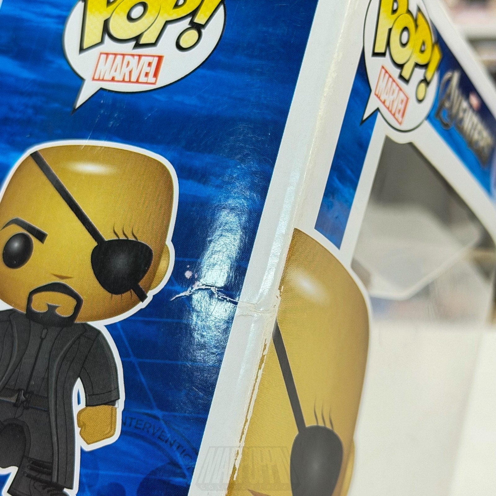 Funko Pop Marvel Avengers Nick Fury 2012 Vaulted 14 SHIELD Agent Vinyl Figure
