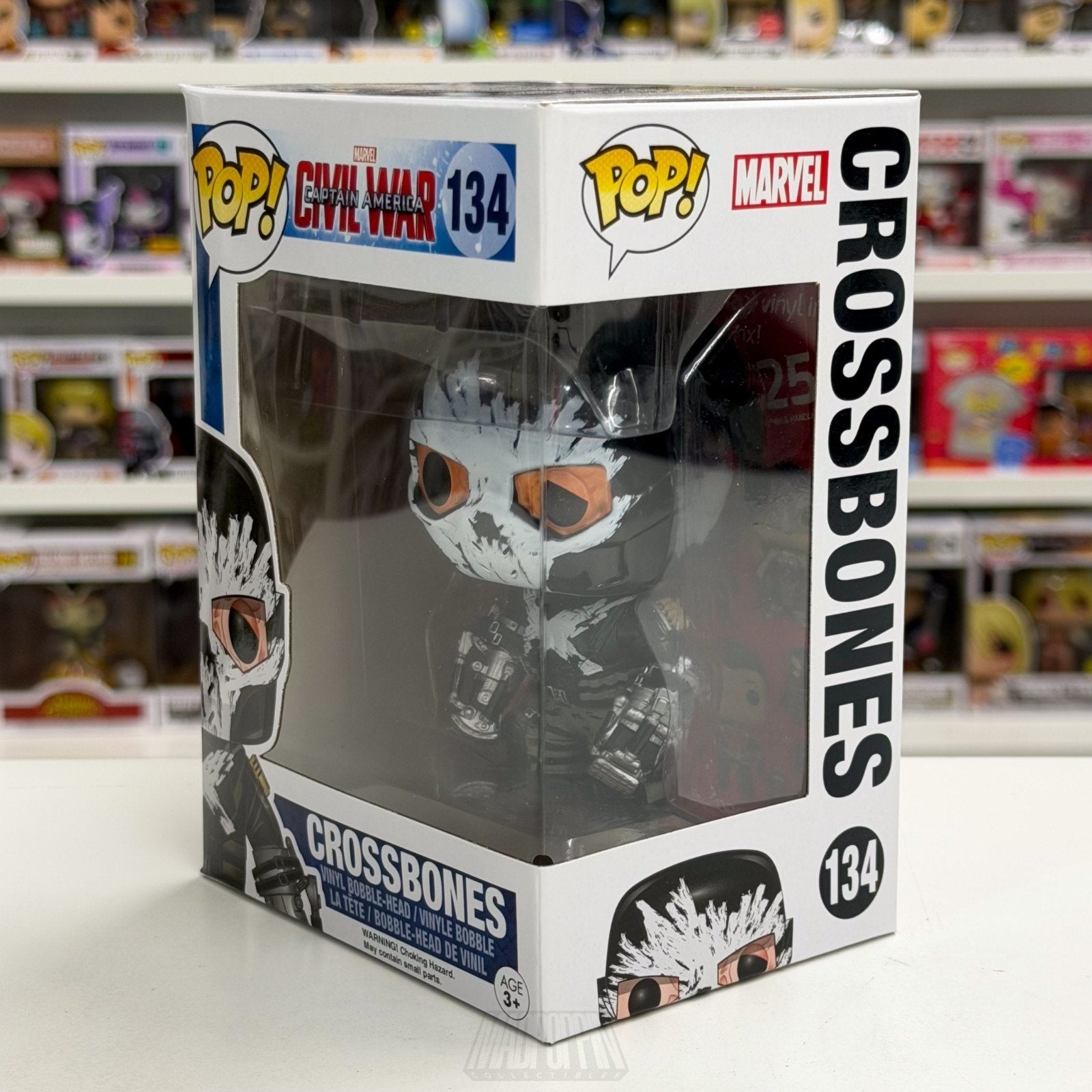 Funko Pop Marvel Captain America Civil War Crossbones 134 Hydra Toy Vinyl Figure