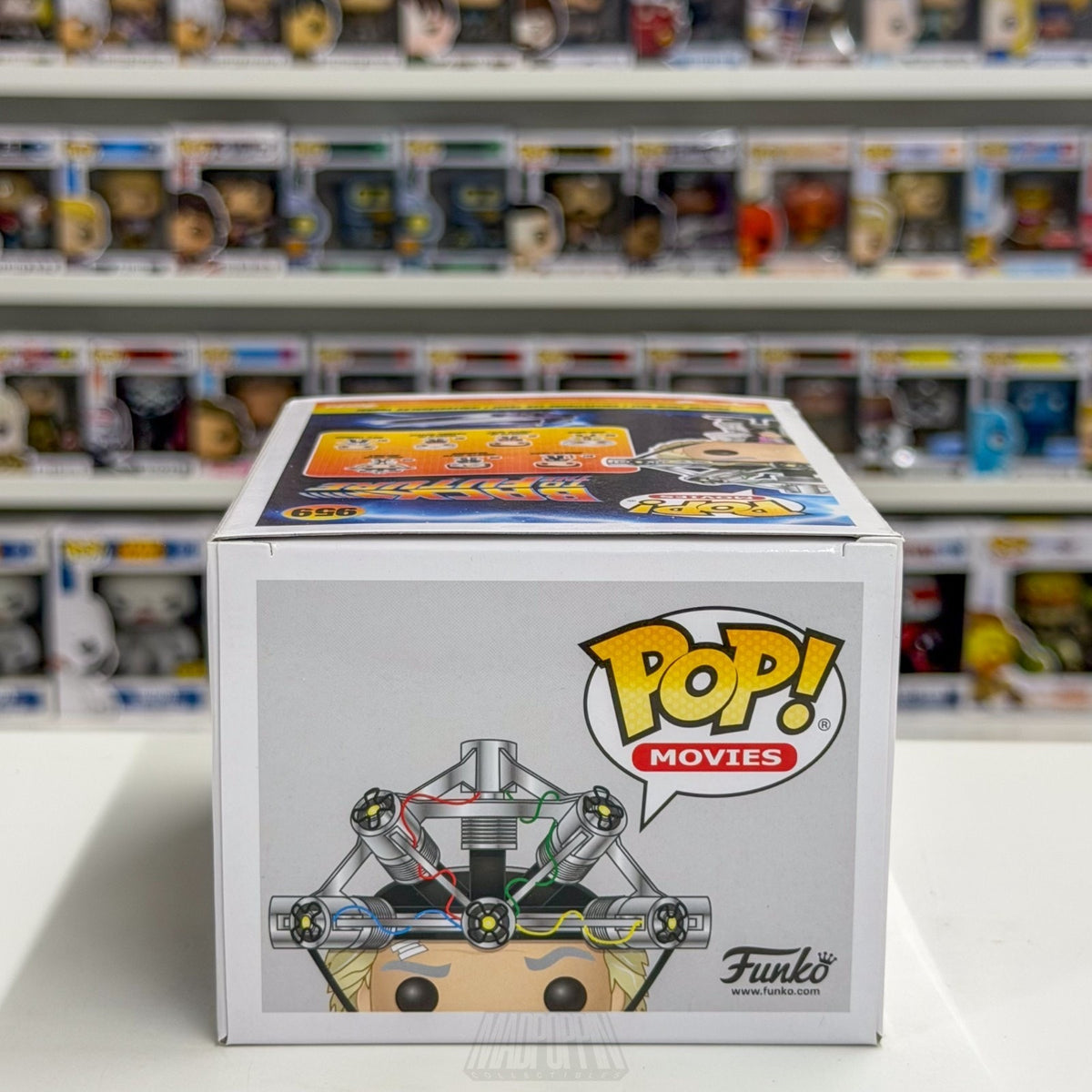 Funko Pop Movies Back to the Future Doc w/Helmet 959 Time Machine Vinyl Figure
