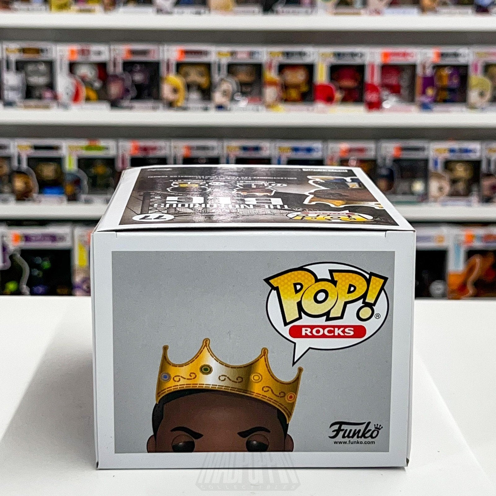 Funko Pop! Rocks The Notorious B.I.G. #77 With Crown Vinyl Figure Collectible