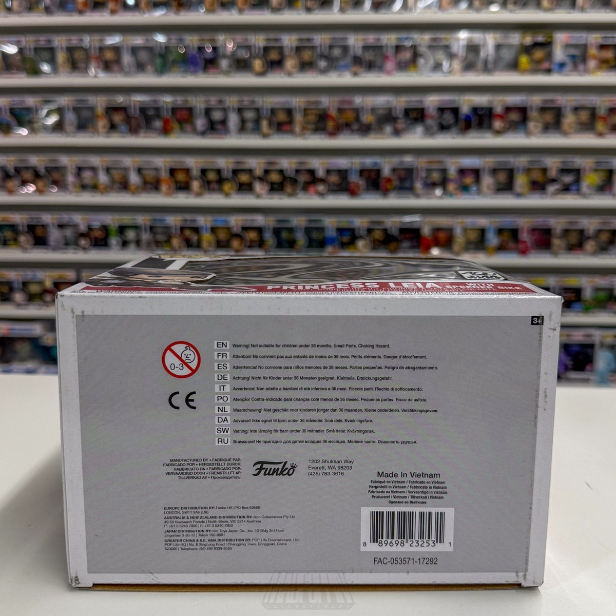 Funko Pop Ride Star Wars ROTJ Princess Leia Speeder Bike 228 Jedi Vinyl Figure