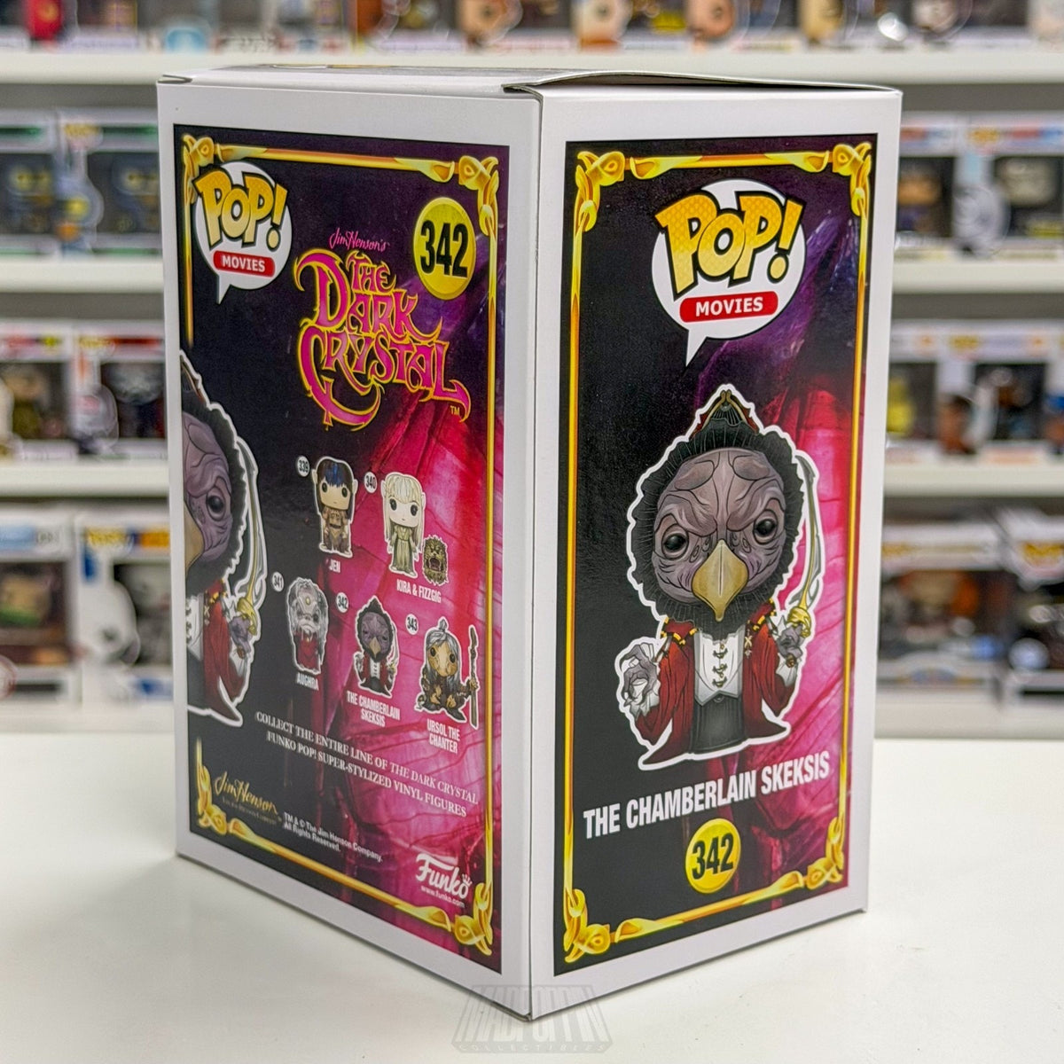 Funko Pop Movies Dark Crystal Chamberlain Skeksis 342 Vaulted Rare Vinyl Figure