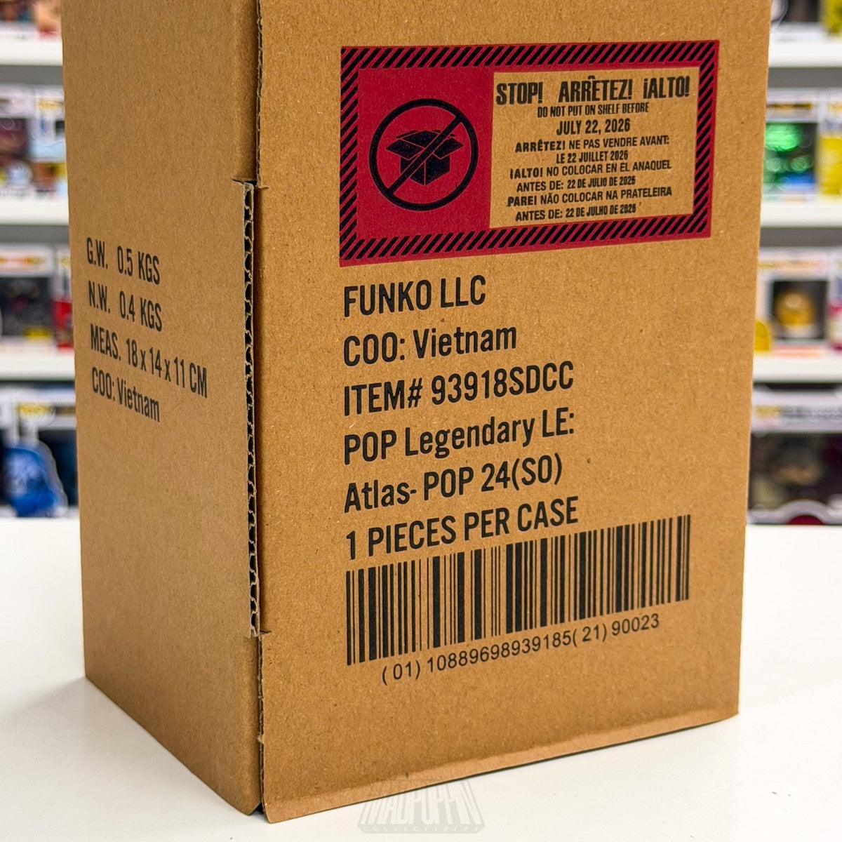 Funko Pop Comics Tariq Geiger Glow 59 LE 1000 PCS SDCC 2026 Toy CON STICKER