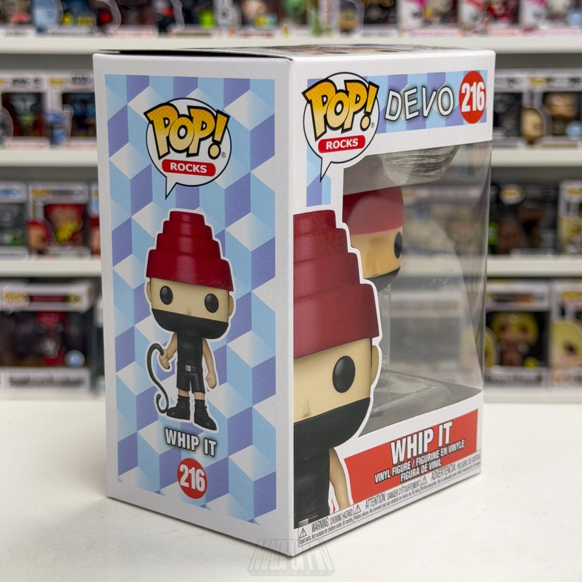 Funko Pop Rocks Devo Whip It 216 Music New Wave Synth Electronic Vinyl Figure