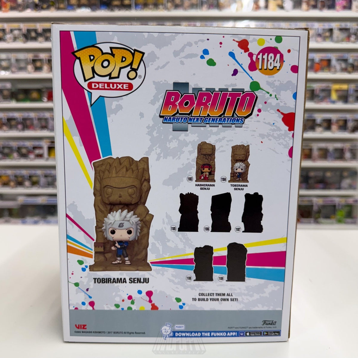 Funko Pop Anime Boruto Hokage Series Tobirama Senju GameStop 1184 Vinyl Figure
