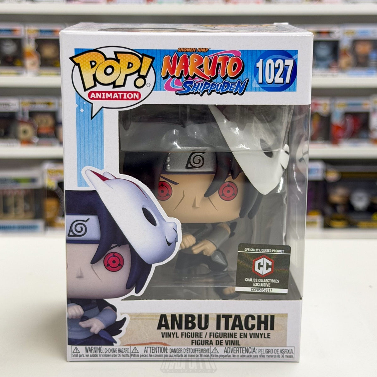 Funko Pop Anime Naruto Anbu Itachi Chalice Collectibles 1027 Manga Vinyl Figure