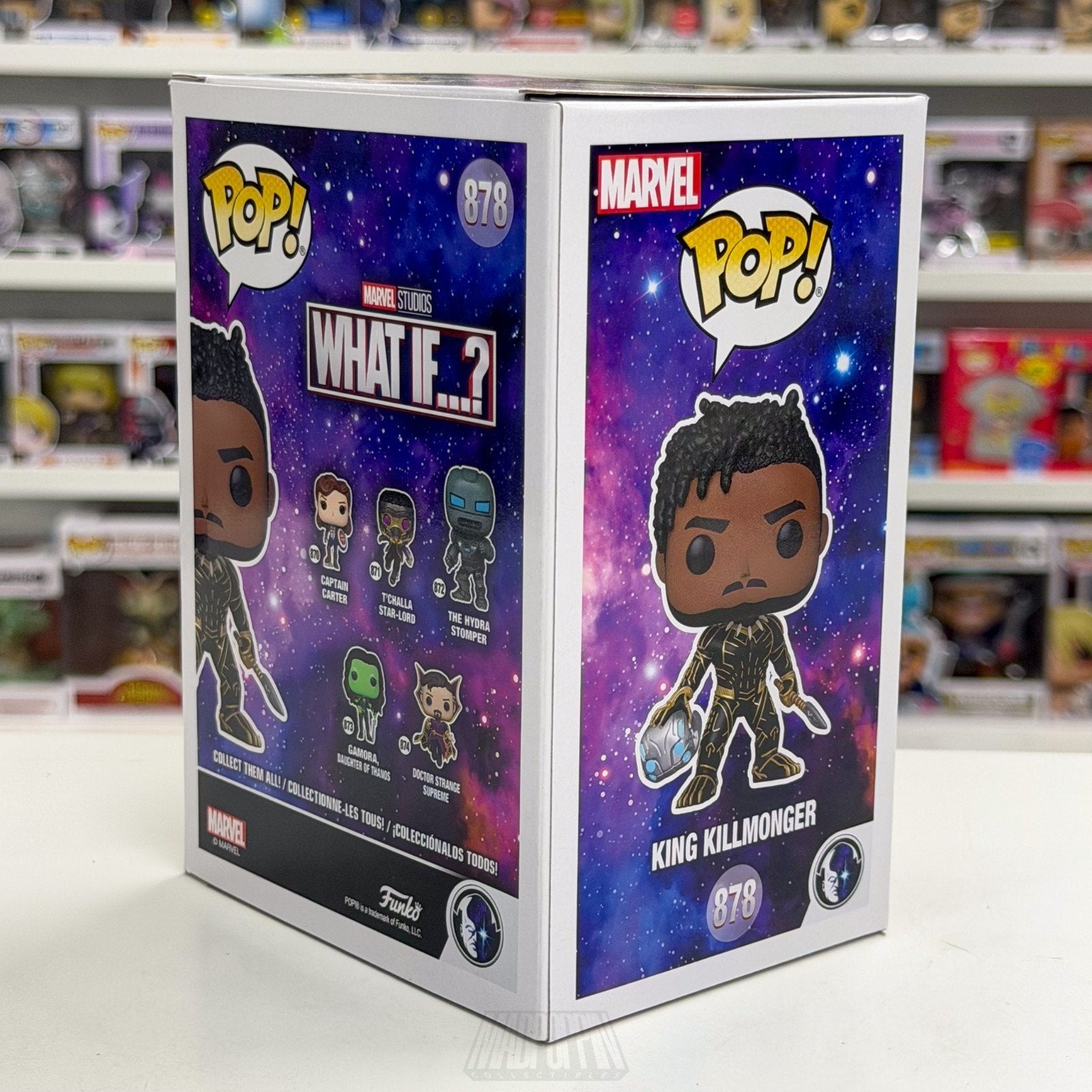 Funko Pop Marvel What If King Killmonger Target 878 Black Panther Wakanda Figure