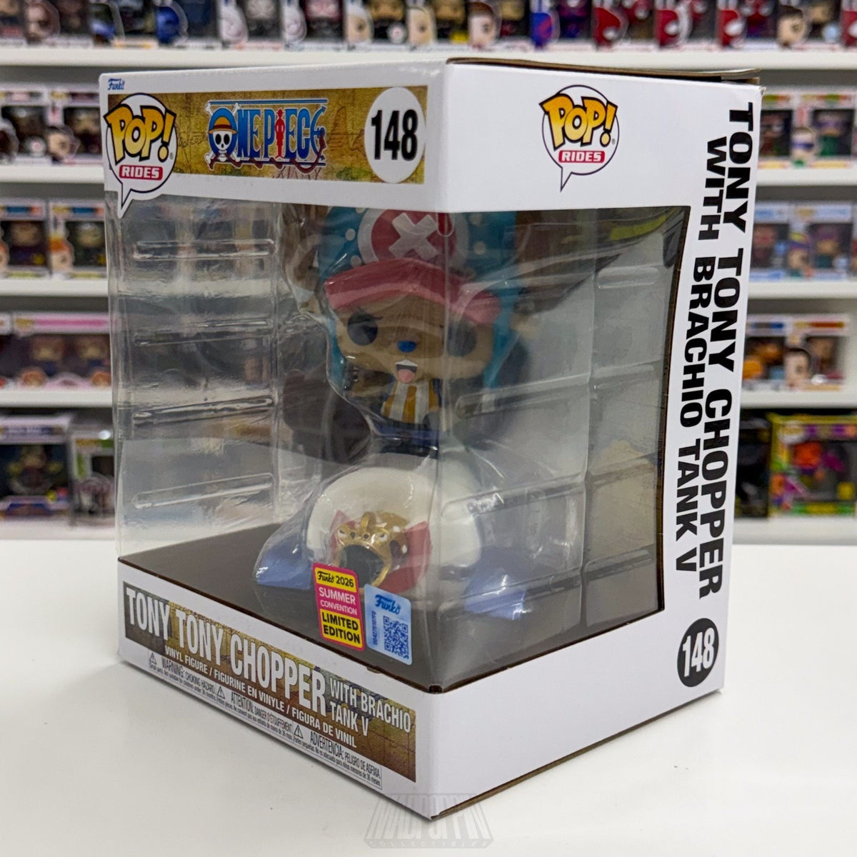 Funko Pop Anime Ride One Piece Tony Chopper Brachio Tank V SDCC 148 Vinyl Figure