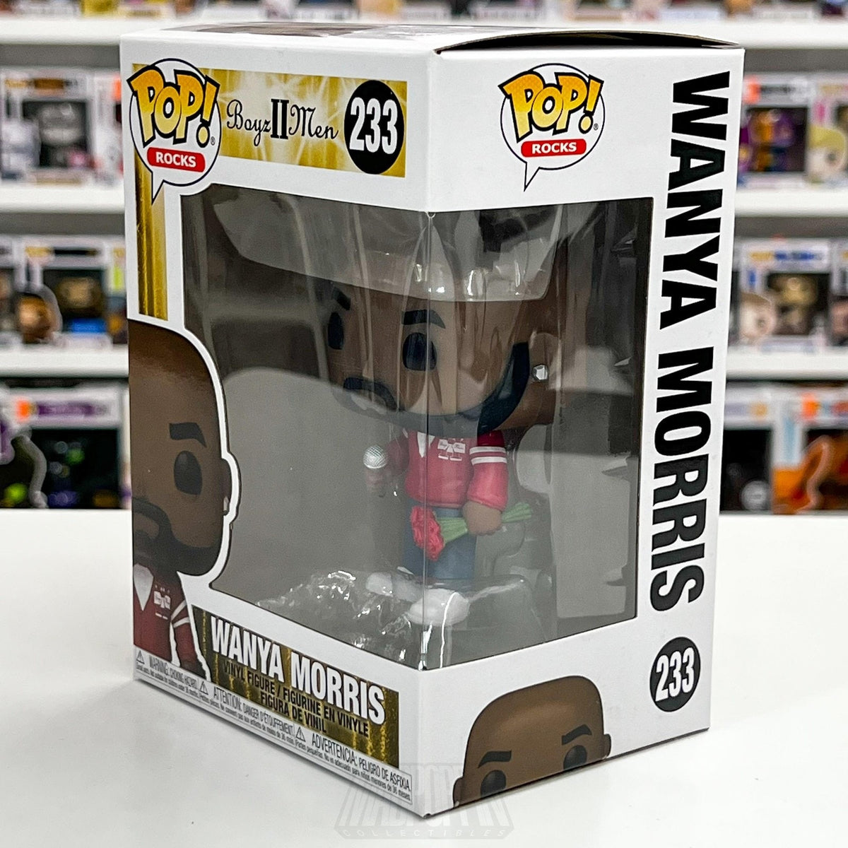 Funko Pop Rocks Boyz II Men Wanya Morris 233 Music R&B Harmony Soul Vinyl Figure