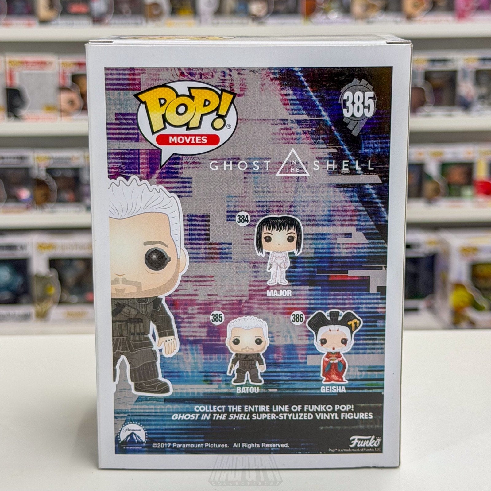 Funko Pop Movies Ghost in the Shell Batou 385 Cyberpunk Action Toy Vinyl Figure
