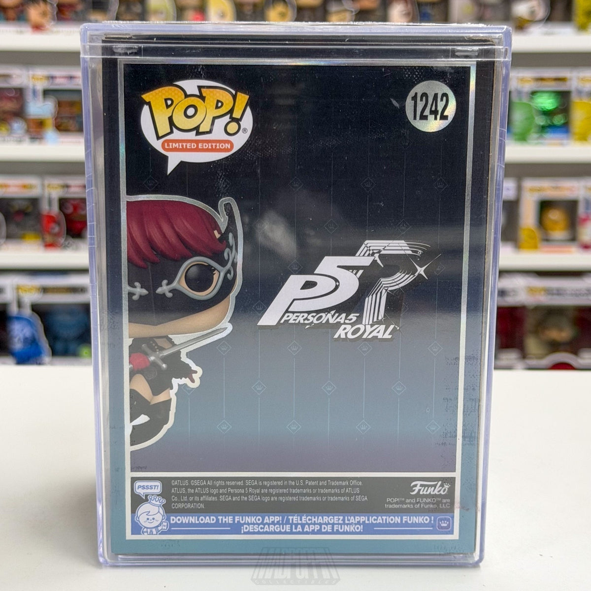 Funko Pop Games Persona 5 Violet 1242 SDCC 2026 Royal GRAIL OFFICIAL CON STICKER