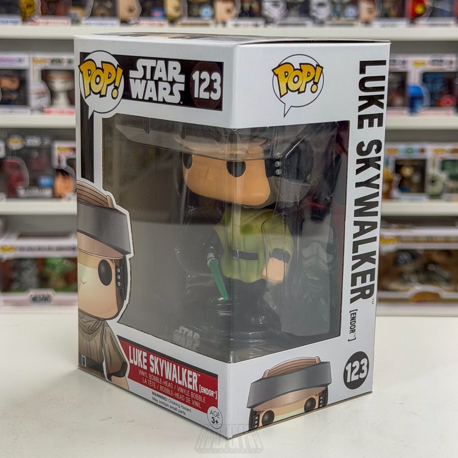 Funko Pop Star Wars Return of the Jedi Luke Skywalker Endor 123 Toy Vinyl Figure