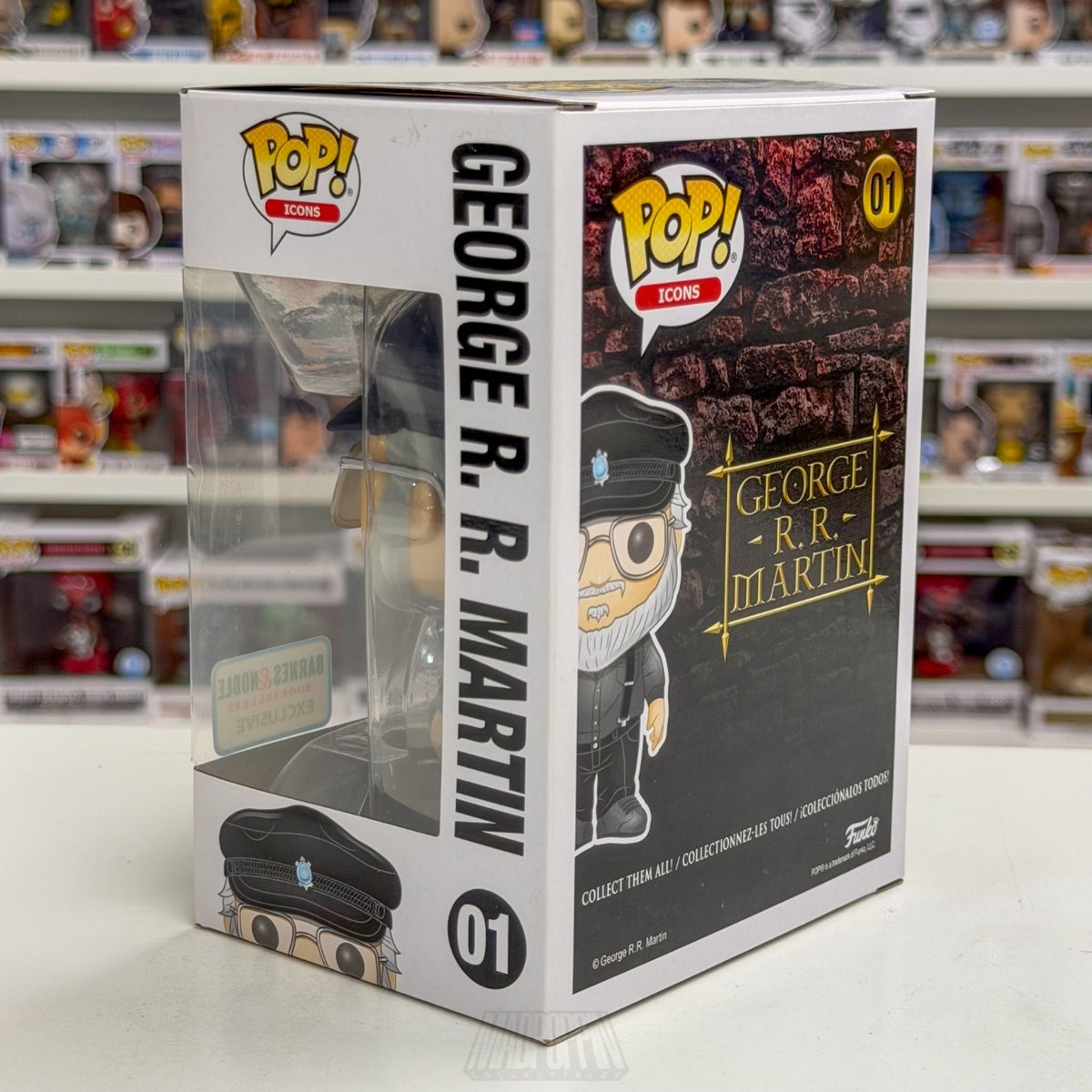 Funko Pop George R. R. Martin Barnes Noble 01 Game of Thrones Author Toy Figure