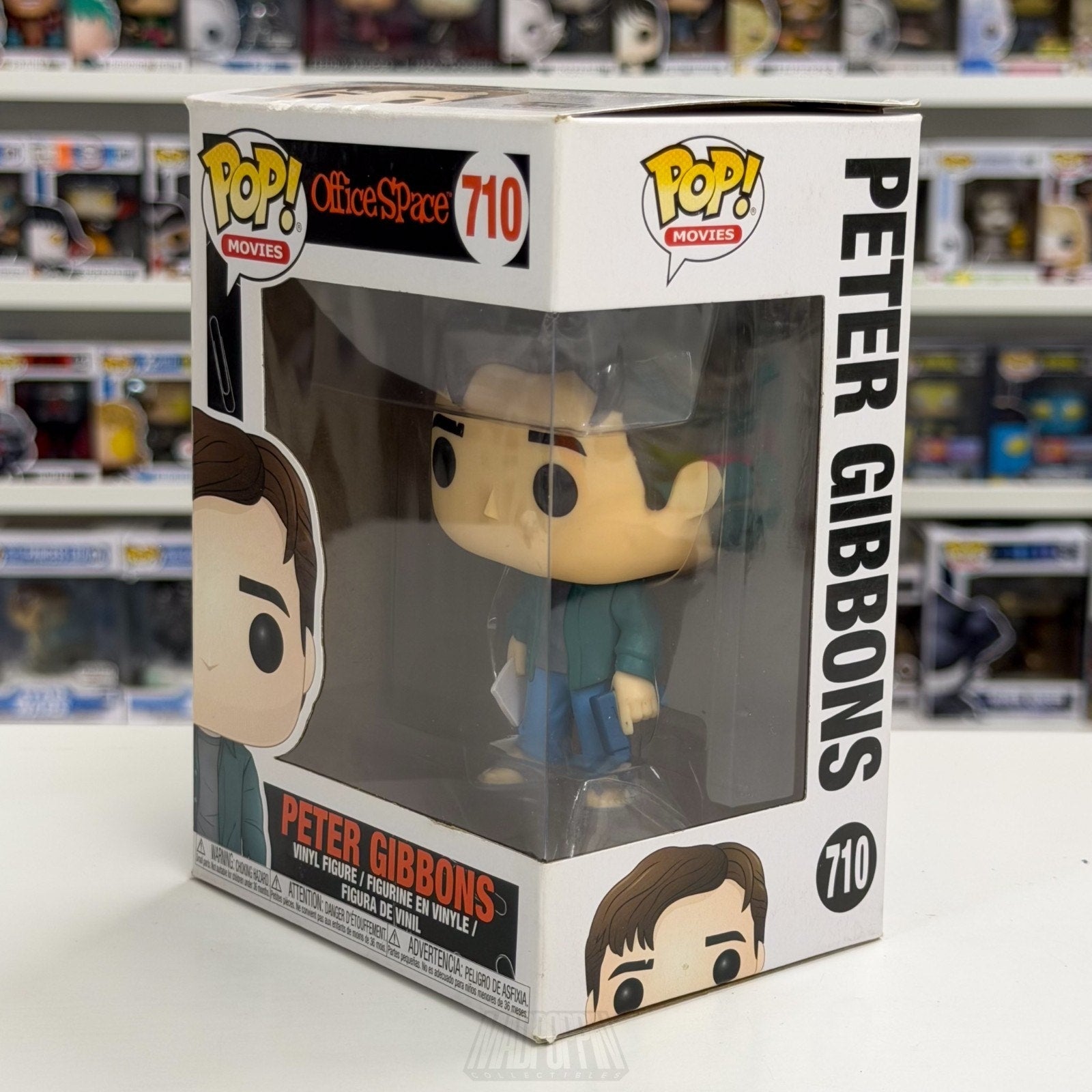 Funko Pop Movies Office Space Peter Gibbons 710 Initech TPS Reports Vinyl Figure