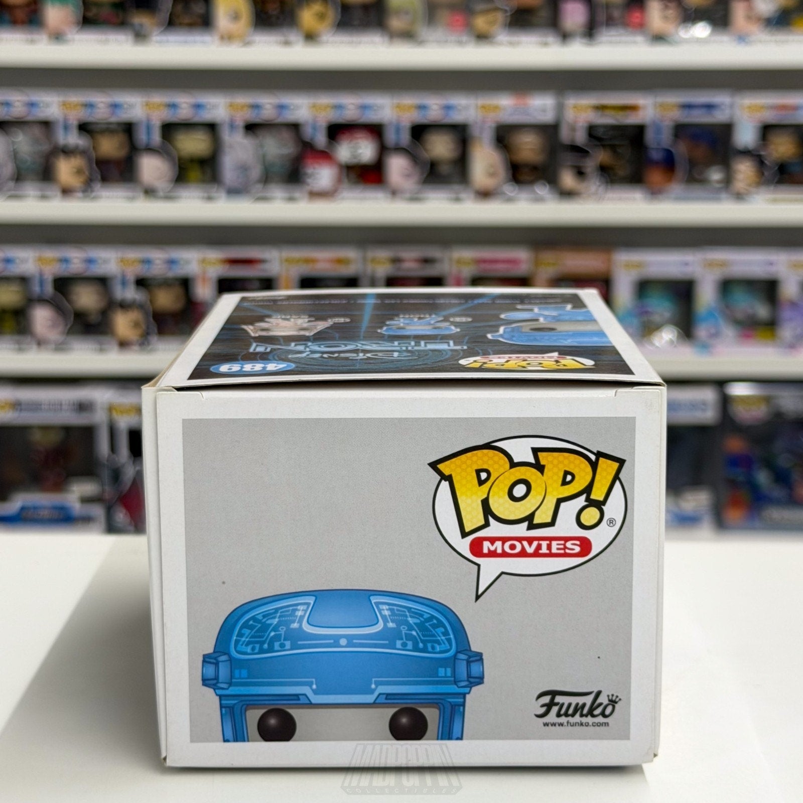 Funko Pop Disney Tron Metallic Glow Chase 489 Sci-Fi Video Game Toy Vinyl Figure