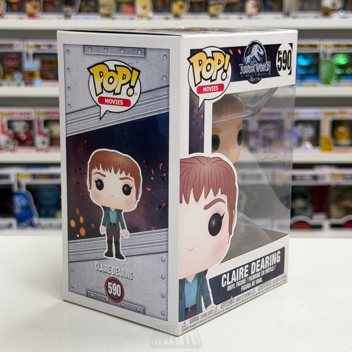 Funko Pop Movies Jurassic World Fallen Kingdom Claire Dearing 590 Vinyl Figure