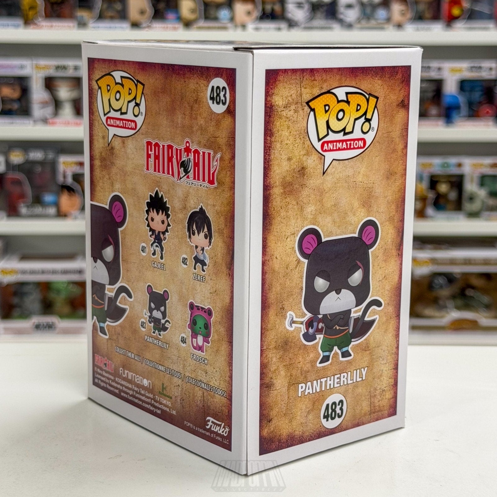 Funko Pop Anime Fairy Tail Pantherlily 483 Japanese Manga Wizards Vinyl Figure