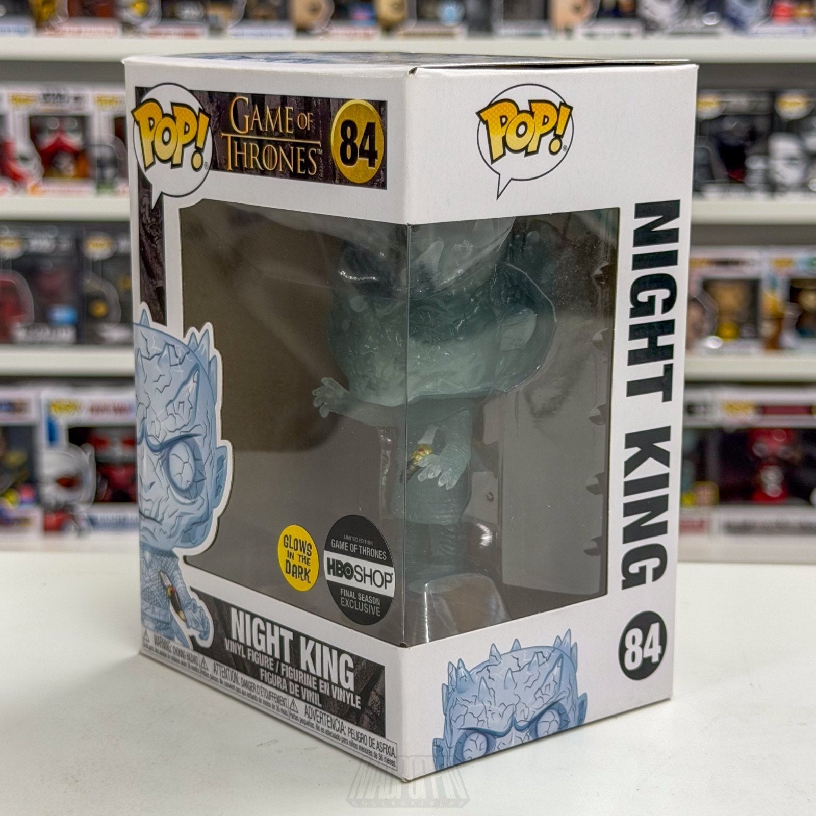 Funko Pop TV HBO Game of Thrones Night King Crystal Glow 84 Fantasy Vinyl Figure