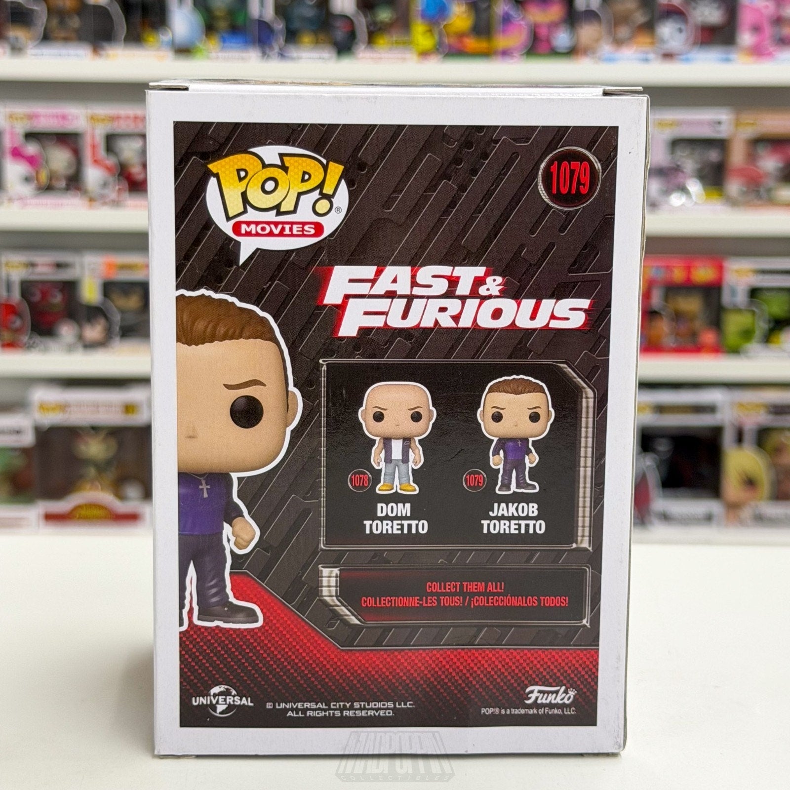 Funko Pop Movies Fast & Furious Jakob Toretto 1079 Toy Drag Racing Vinyl Figure
