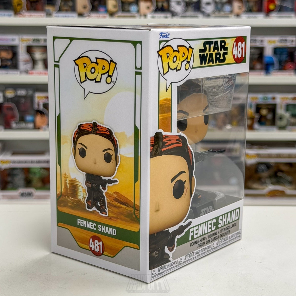 Funko Pop Star Wars Book of Boba Fett Fennec Shand 481 Mercenary Vinyl Figure