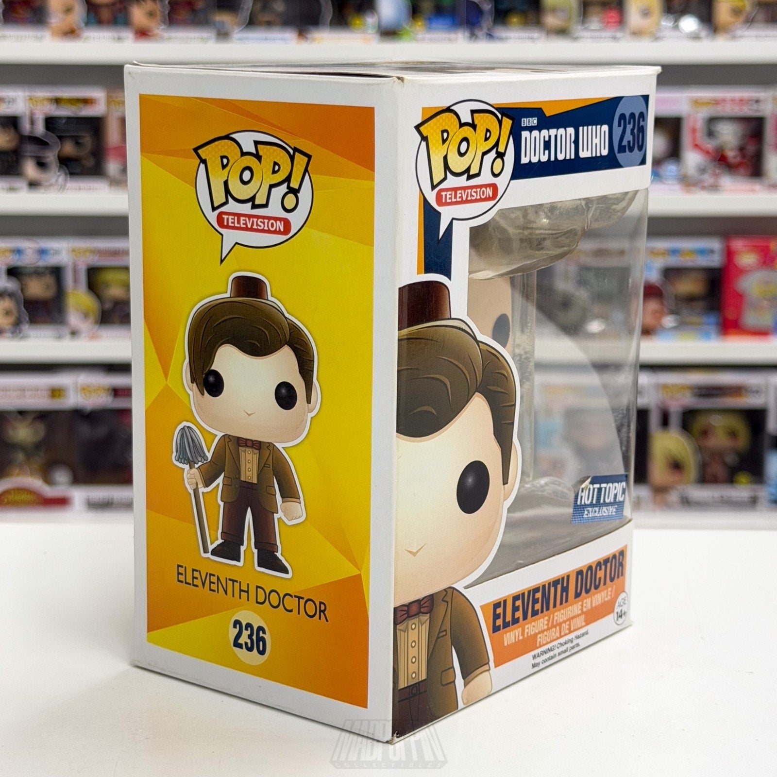 Funko Pop TV BBC Doctor Who Eleventh Doctor Hot Topic 236 Sci-Fi Vinyl Figure