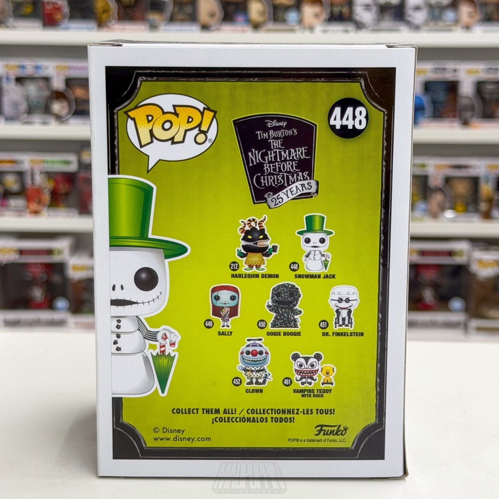 Funko Pop Disney Nightmare Before Christmas Snowman Jack 448 Toy Vinyl Figure